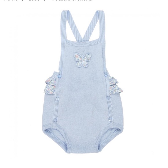 DR. KID
BLUE KNITTED DUNGAREE SHORTS 6 months - Picture 1 of 5